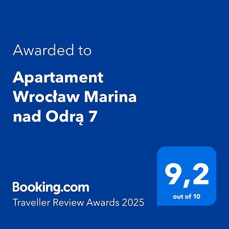 Apartament Wroclaw Marina Nad Odra 7 Exteriör bild